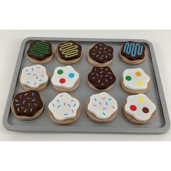 Melissa & Doug Other - Melissa & Doug Slice And Bake Wooden Cookie Set Pretend Play Kitchen Learning